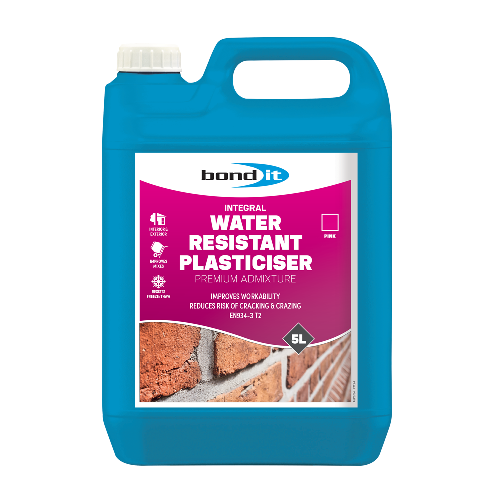 BONDIT INTEGRAL WATER RESIST PLASTICISER PINK 5L st